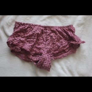 Victoria’s Secret Lace Sleep Shorts Pajamas